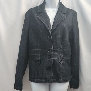 Women's Black Denim Jacket
